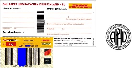 Dhl Retouren Aufkleber / DHL PAKETSCHEIN DRUCKEN PDF : Uw dhl express retouren voordeel